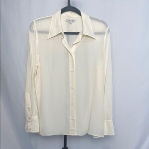 Madewell Cream button down Shirt for a Classic Look